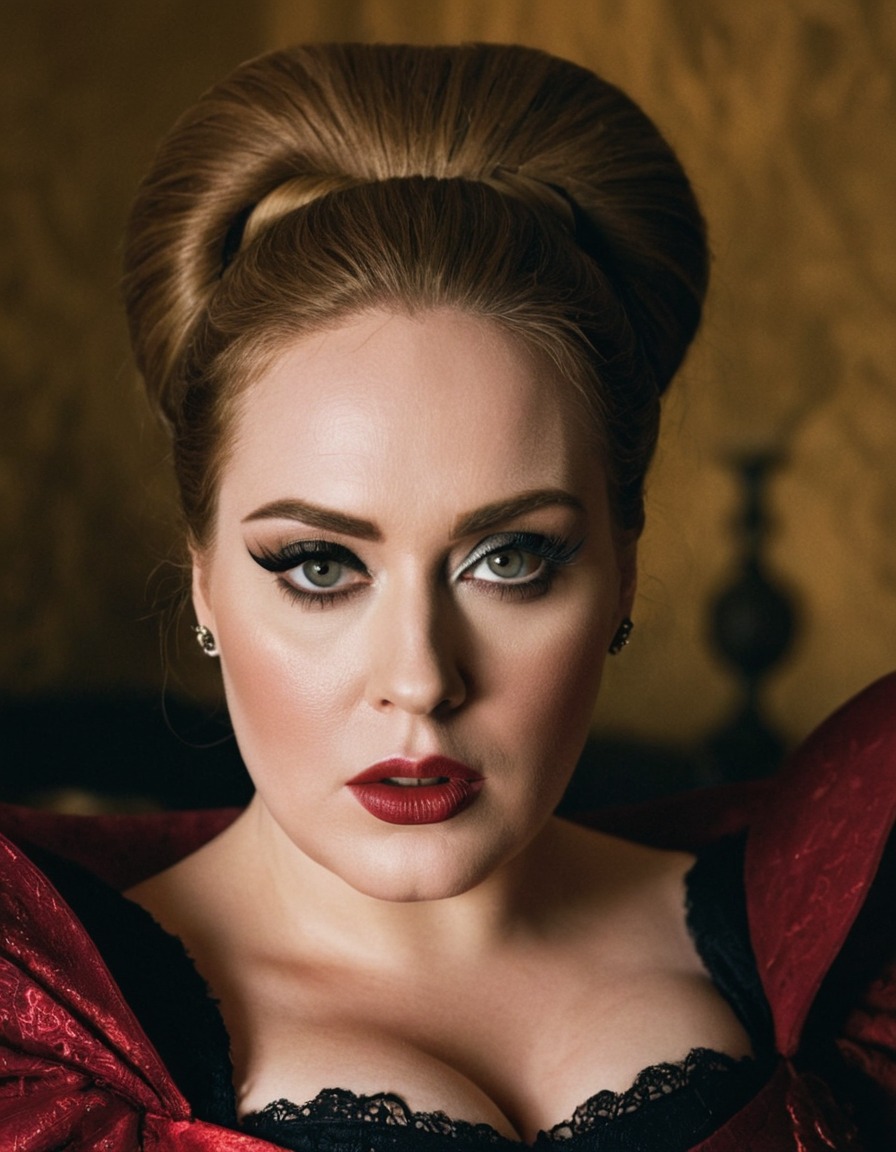 adele, evil, villain, musician, singer, celebrity, sinister