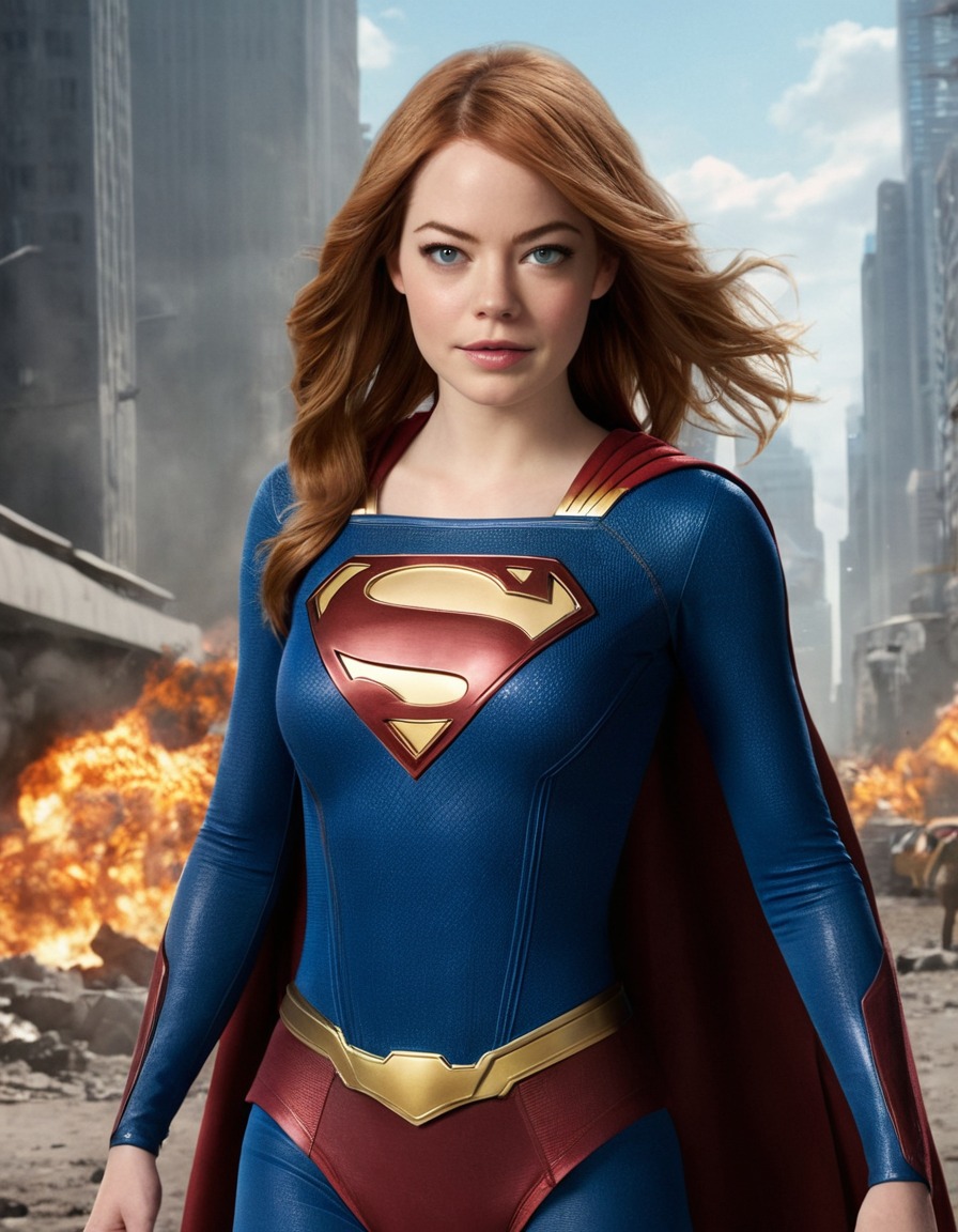 emma stone, supergirl, actress, superhero, celebrities