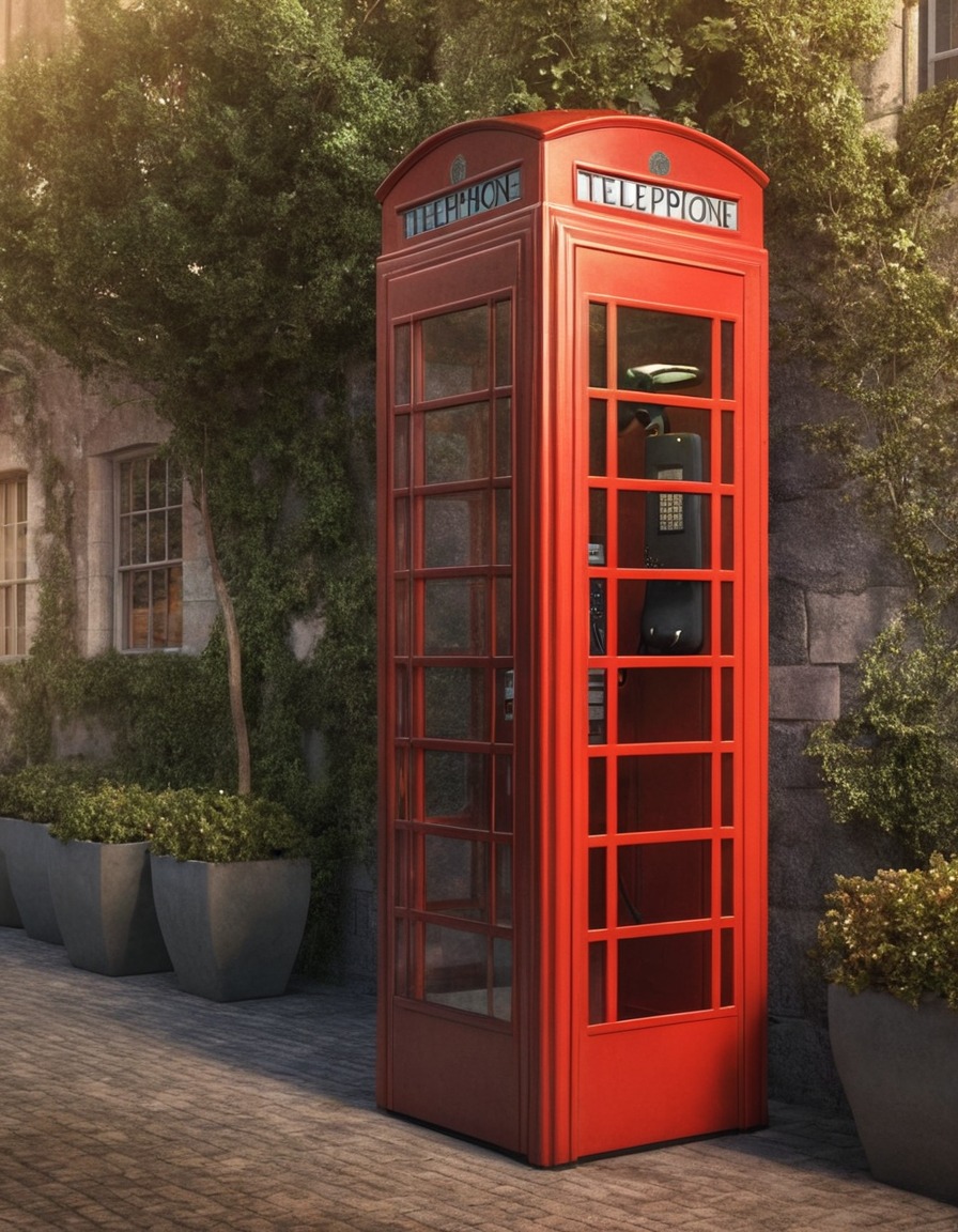 time machine, telephone booth, disguise, strange, science fiction, fictional technology