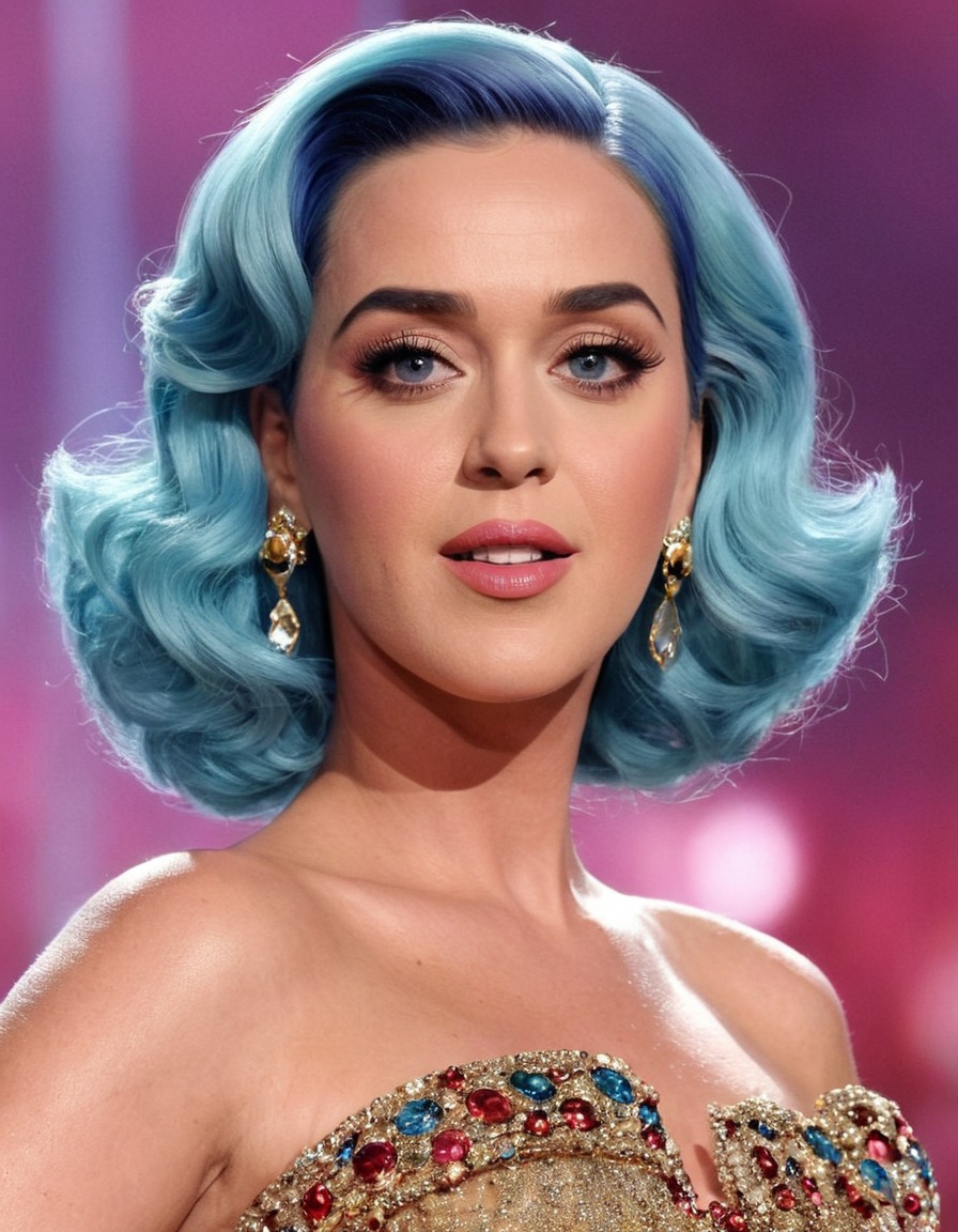 katy perry, singer, celebrity, portrait, beautiful, award-winning