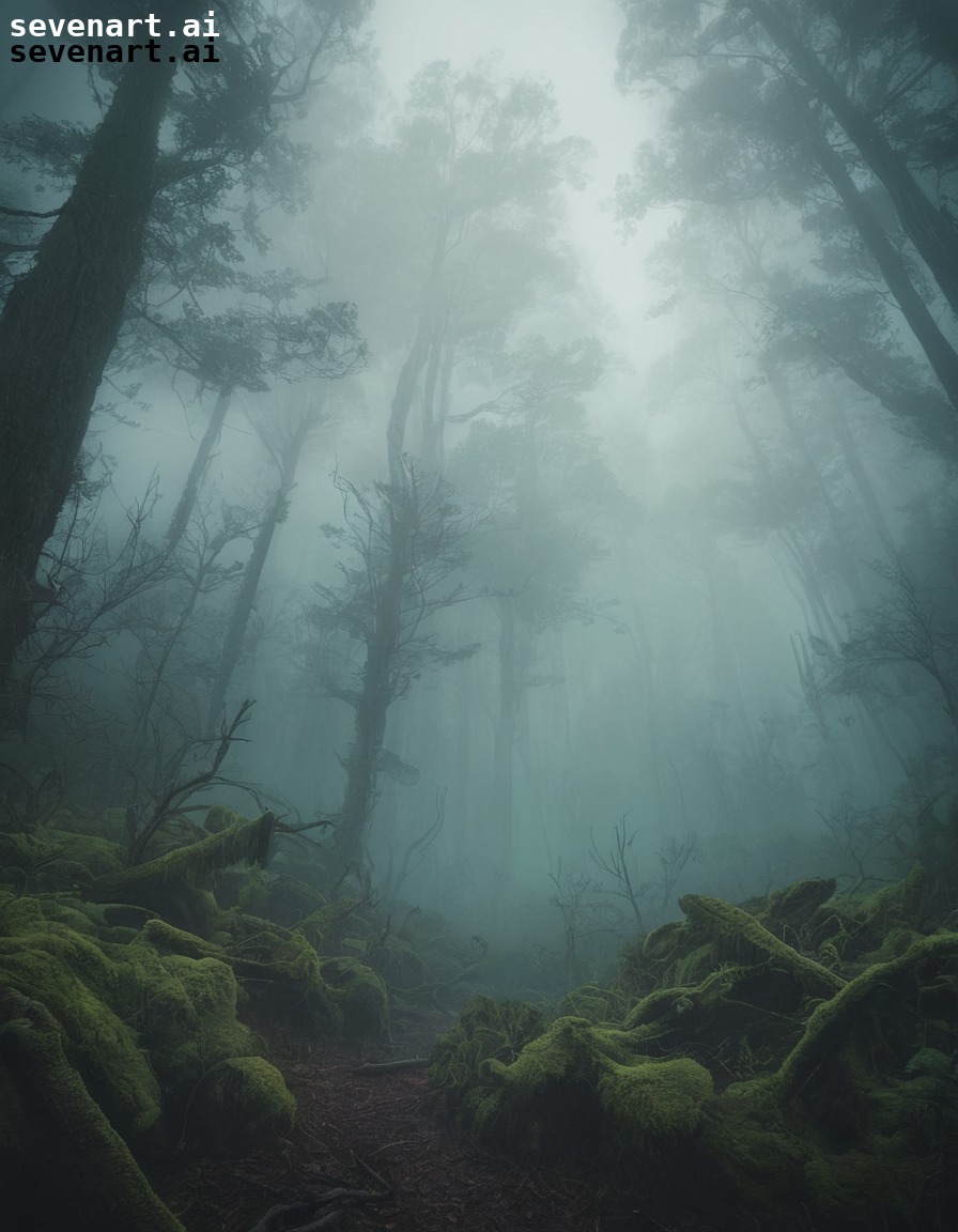 nature, fog, forest, mist, mysterious