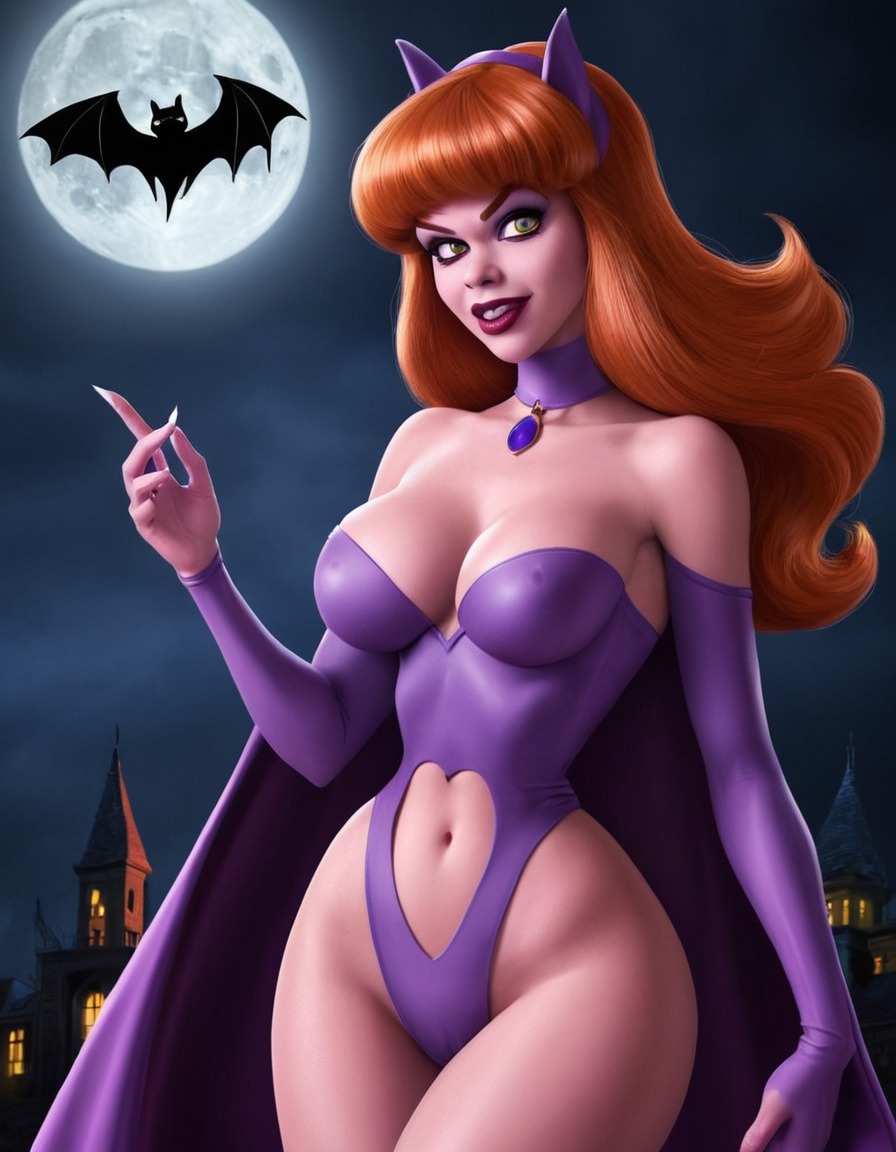 vampire, daphne blake, scooby-doo, mystery, supernatural, transformation, disguise