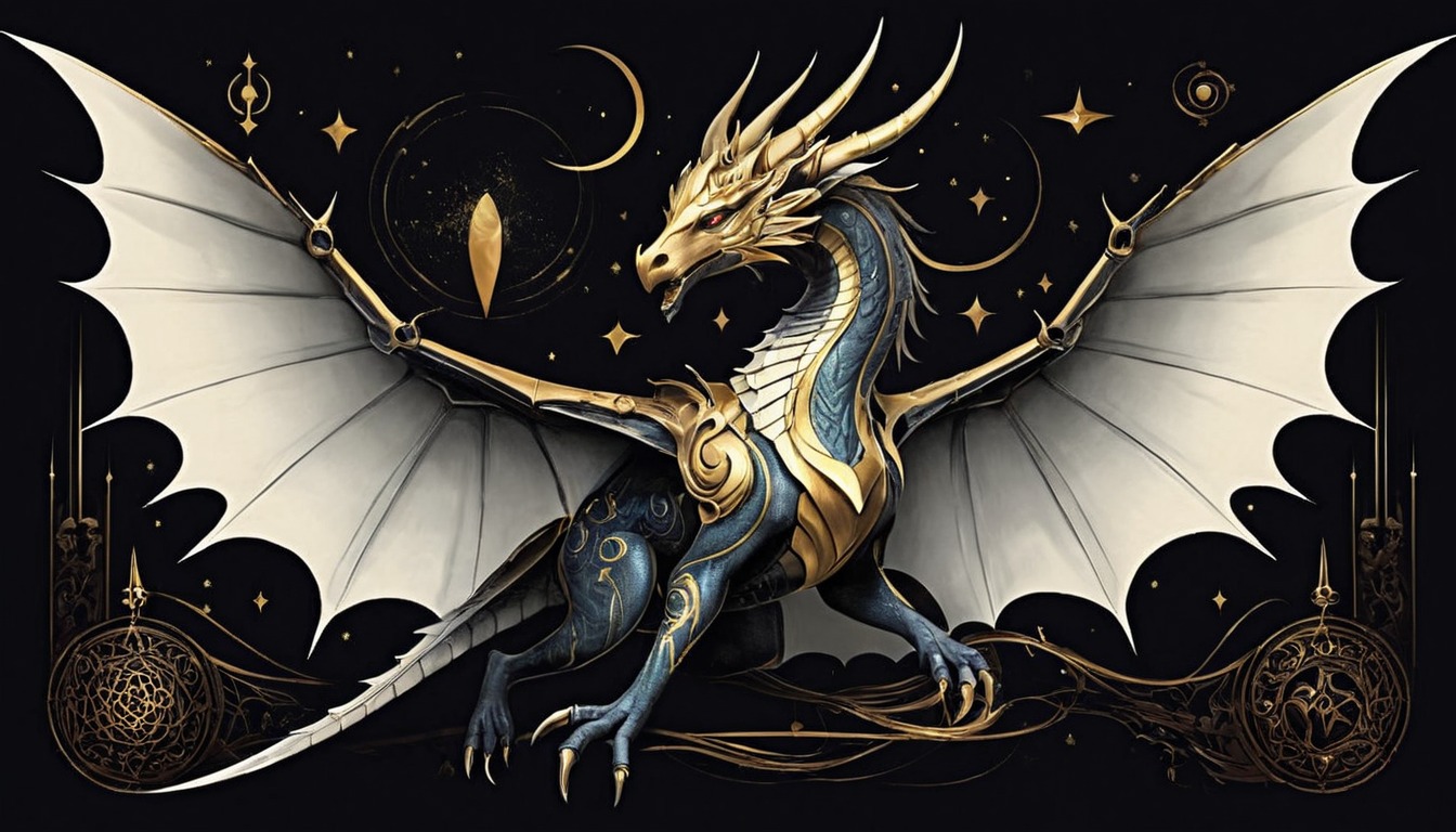 magic, dragon, creature, freedom, majestic, wings