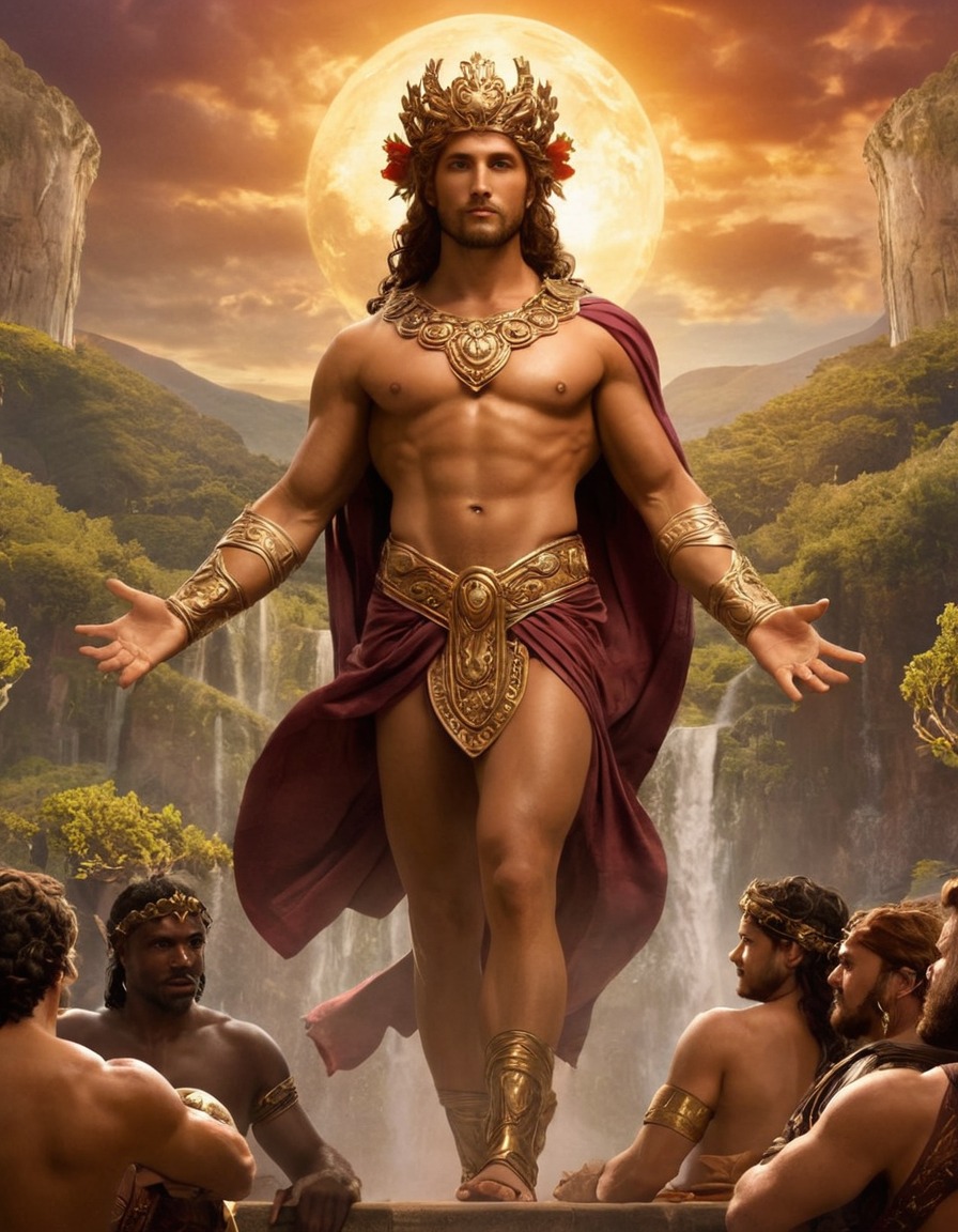 dionysus, epic, god, scene, mythology