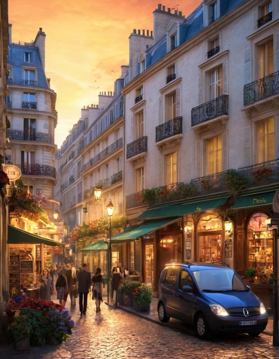 paris, the sun also rises, literature, street scene, books