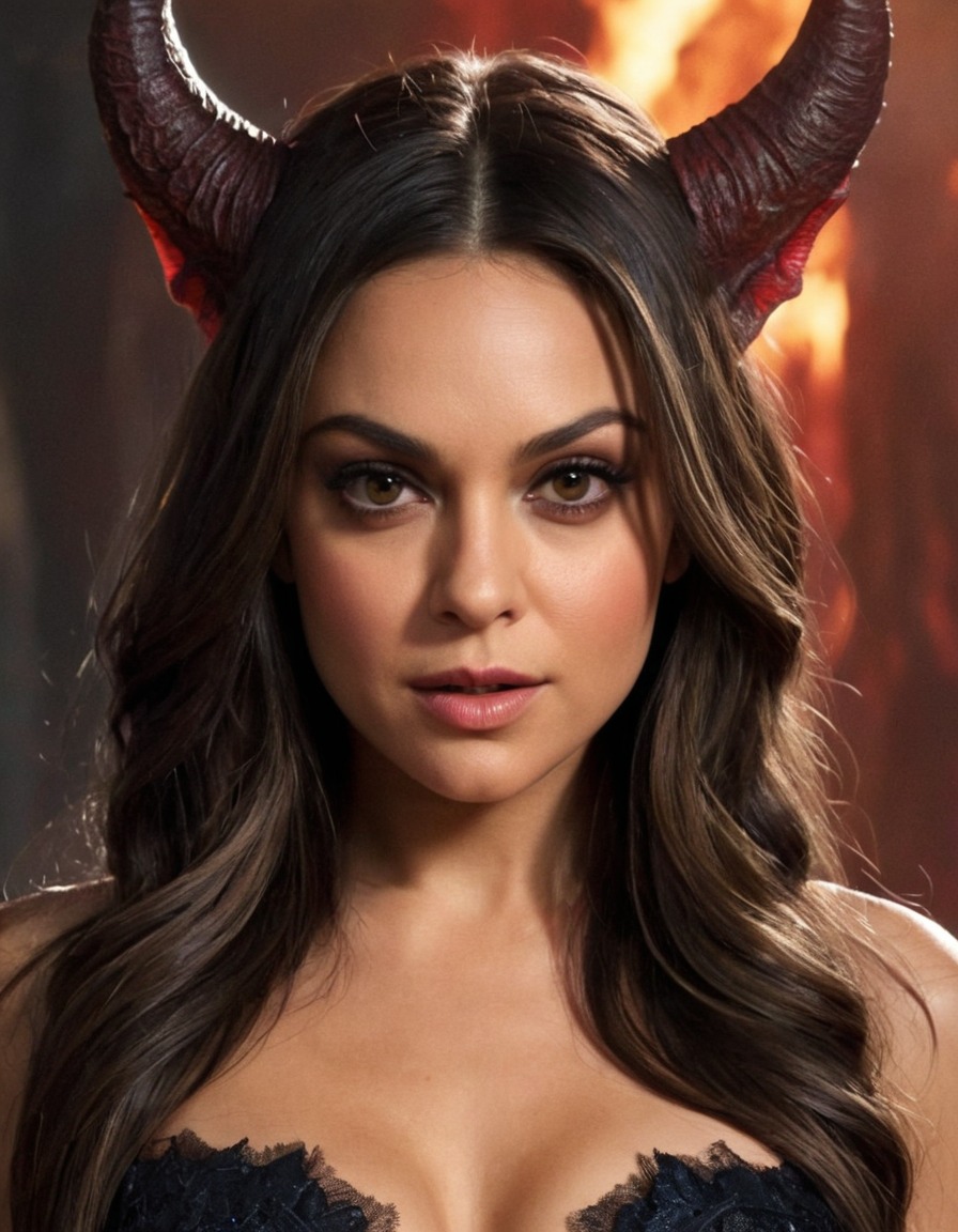 mila kunis, demon, actress, celebrity, fantasy, character, supernatural