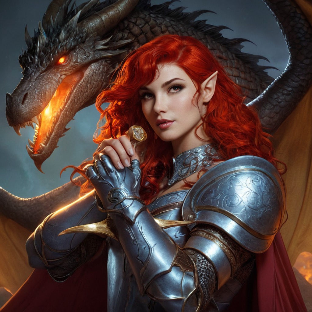 characterdesign, warrior, fantasyart, fantasycharacter, dragon, redhair, fantasy, freckles, knight, paladin, redhead, female_paladin