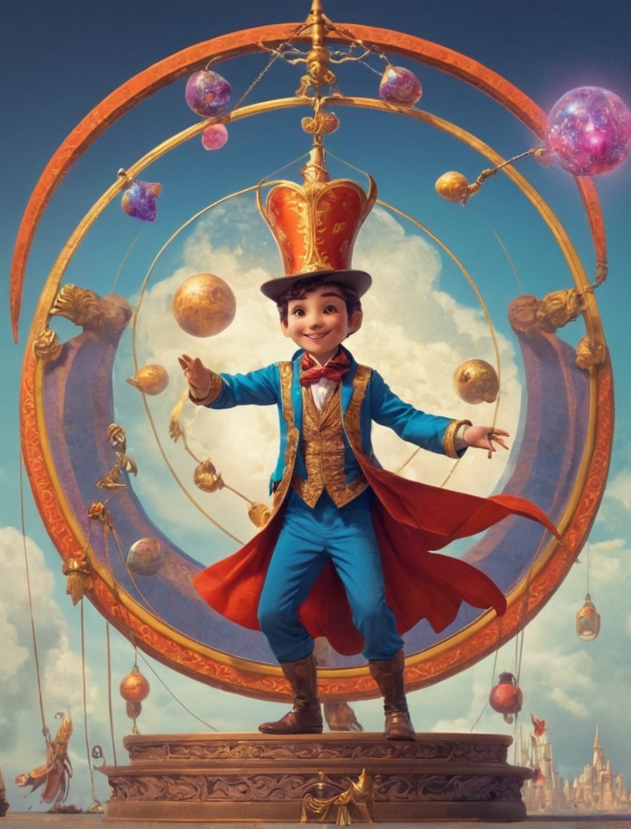 digitalart, conceptart, surreal, characterdesign, portrait, magic, fantasyart, digitalpainting, vintage, circus