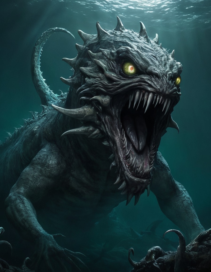 scylla, greek mythology, sea monster, mythical creature, odysseus, charybdis