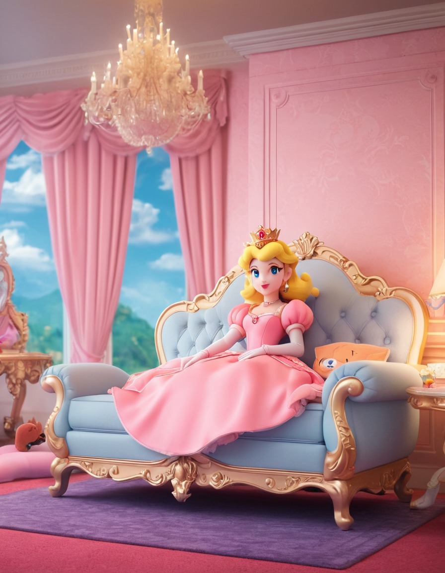 princess, royalty, bedroom, relaxation, elegance, games, girls from games