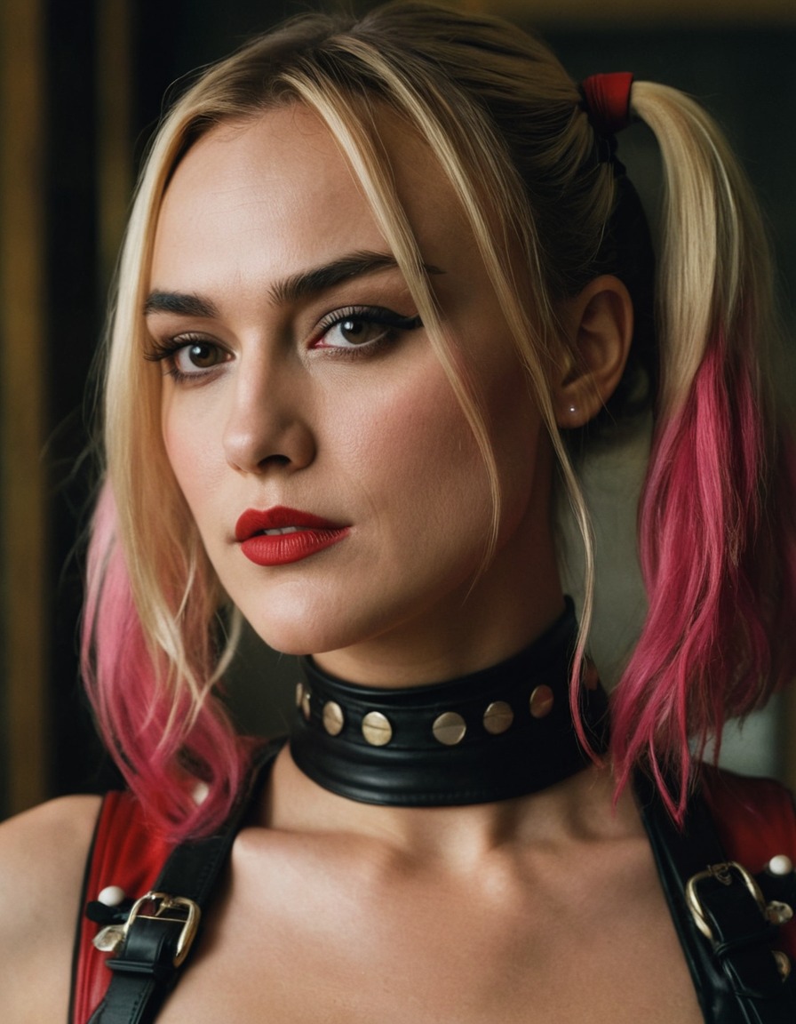 harley quinn, keira knightley, actress, dc comics, cosplay