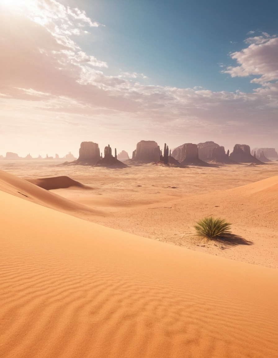 nature, desert, beautiful, landscape, scenery