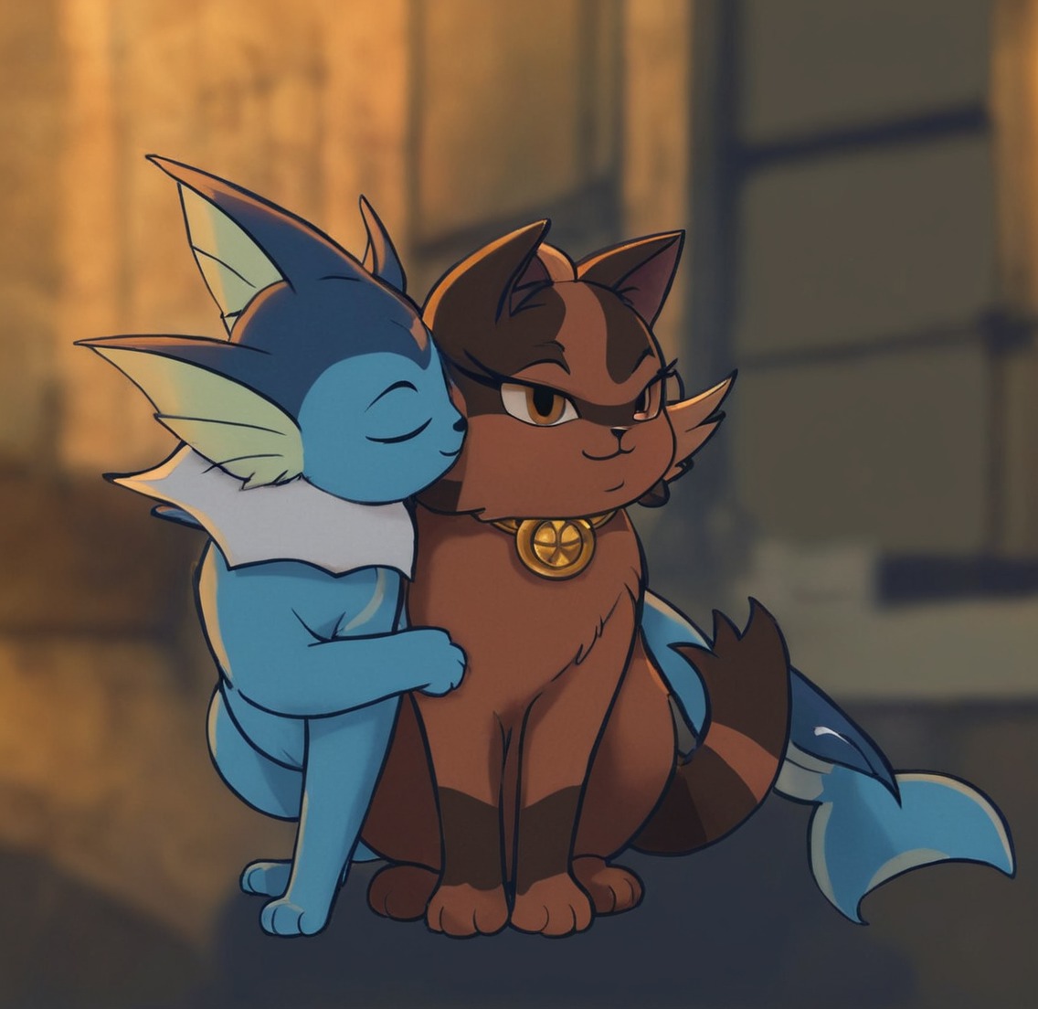 cat, commissions, cute, digitalart, digitaldrawing, eevee, eeveelution, fanart, fanartanime, furry, furryart, illustration, love, pokémon, pokemon, pokemonart, vaporeon, torracat