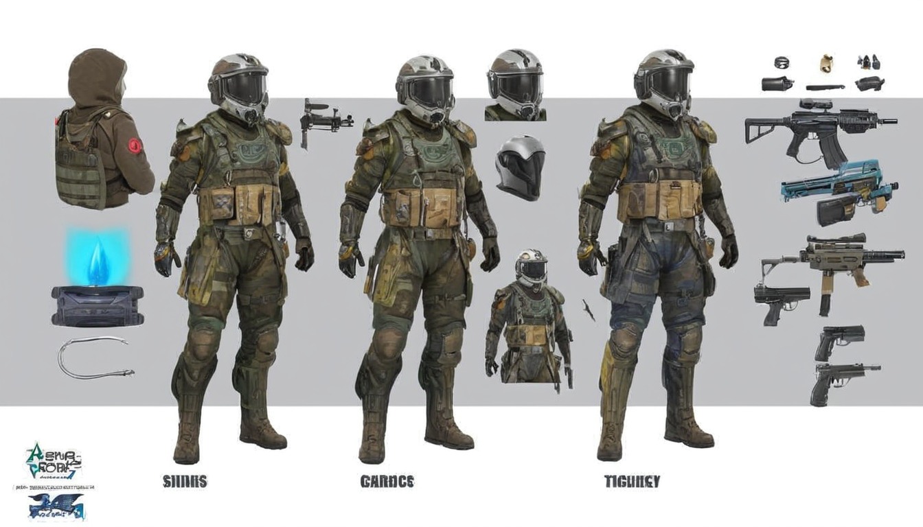 design, characterdesign, conceptart, soldiers