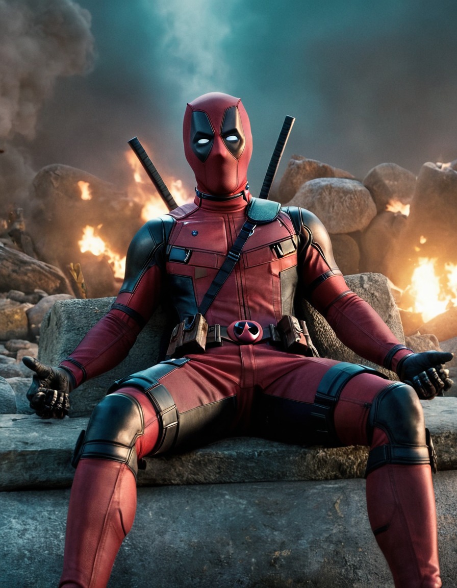 deadpool (2016), action-comedy, superhero, ryan reynolds, beautiful scene, movie moment, wade wilson