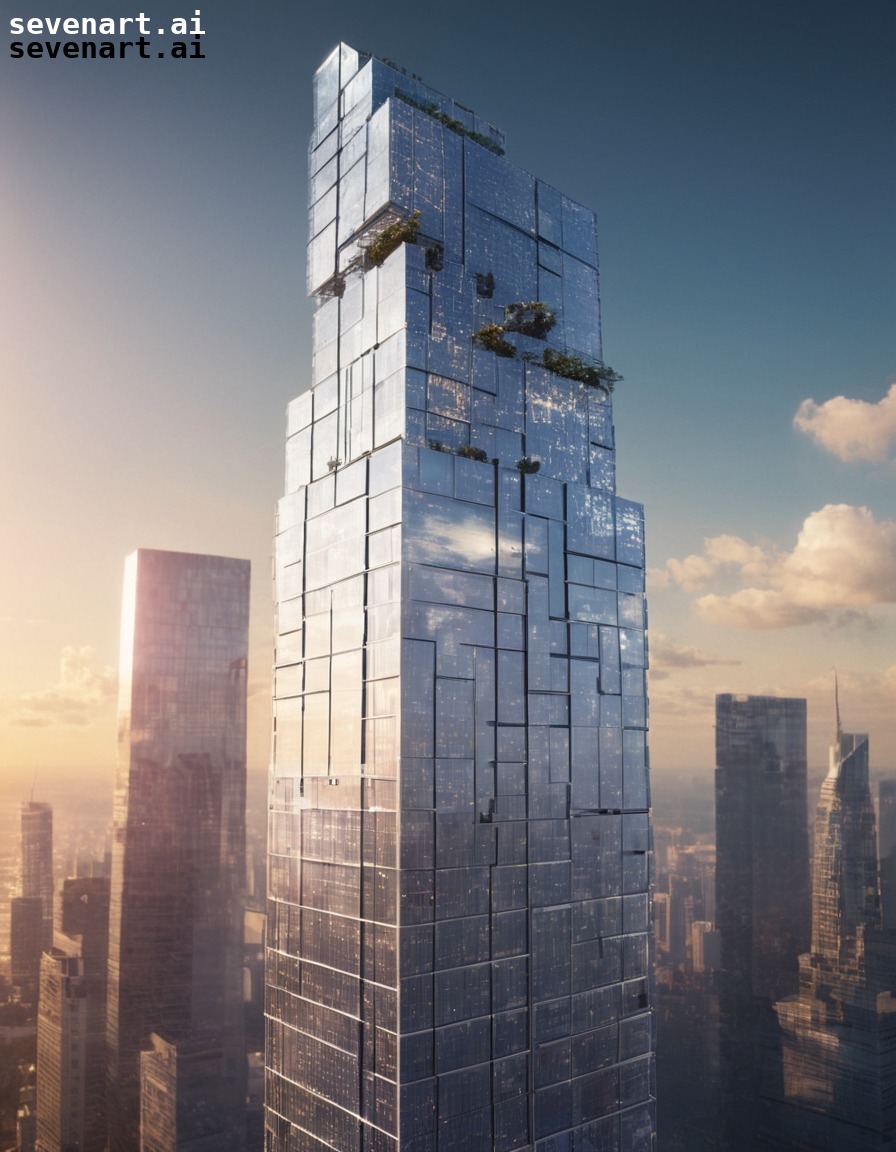 glass, solar panels, skyscraper, modern architecture, reflections, future