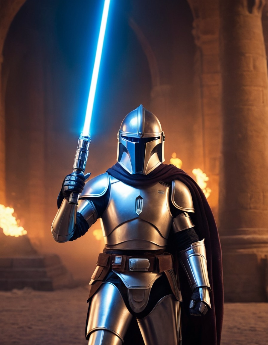 knight, lightsaber, armor, fantasy, weapon, medieval, art