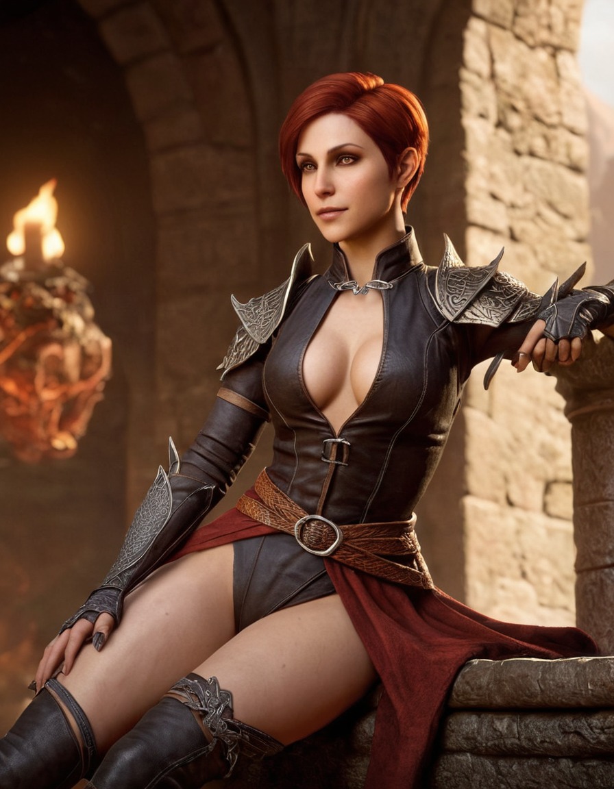 cassandra pentaghast, dragon age: inquisition, rpg, fantasy, female character, sword fighting, warrior