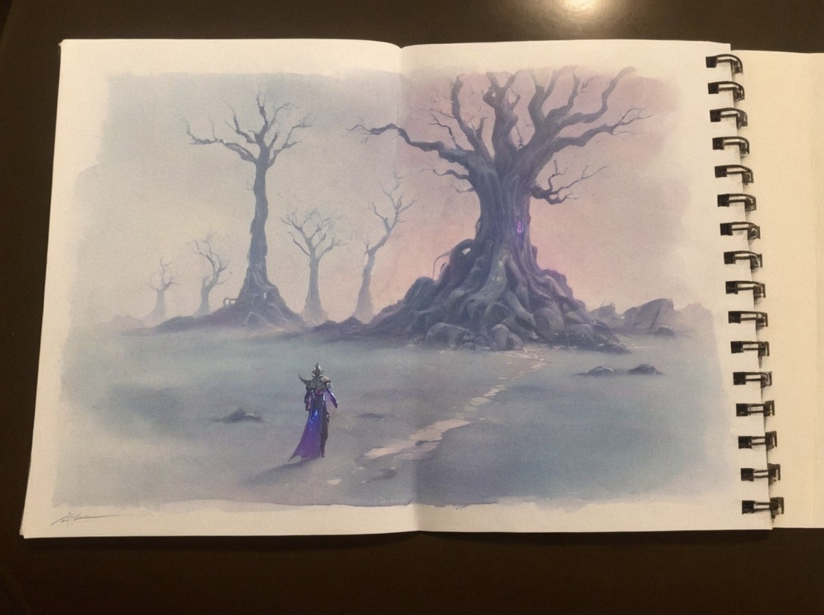 forestfantasy, traditionalart, traditionaldrawing, watercolor, watercolorpainting