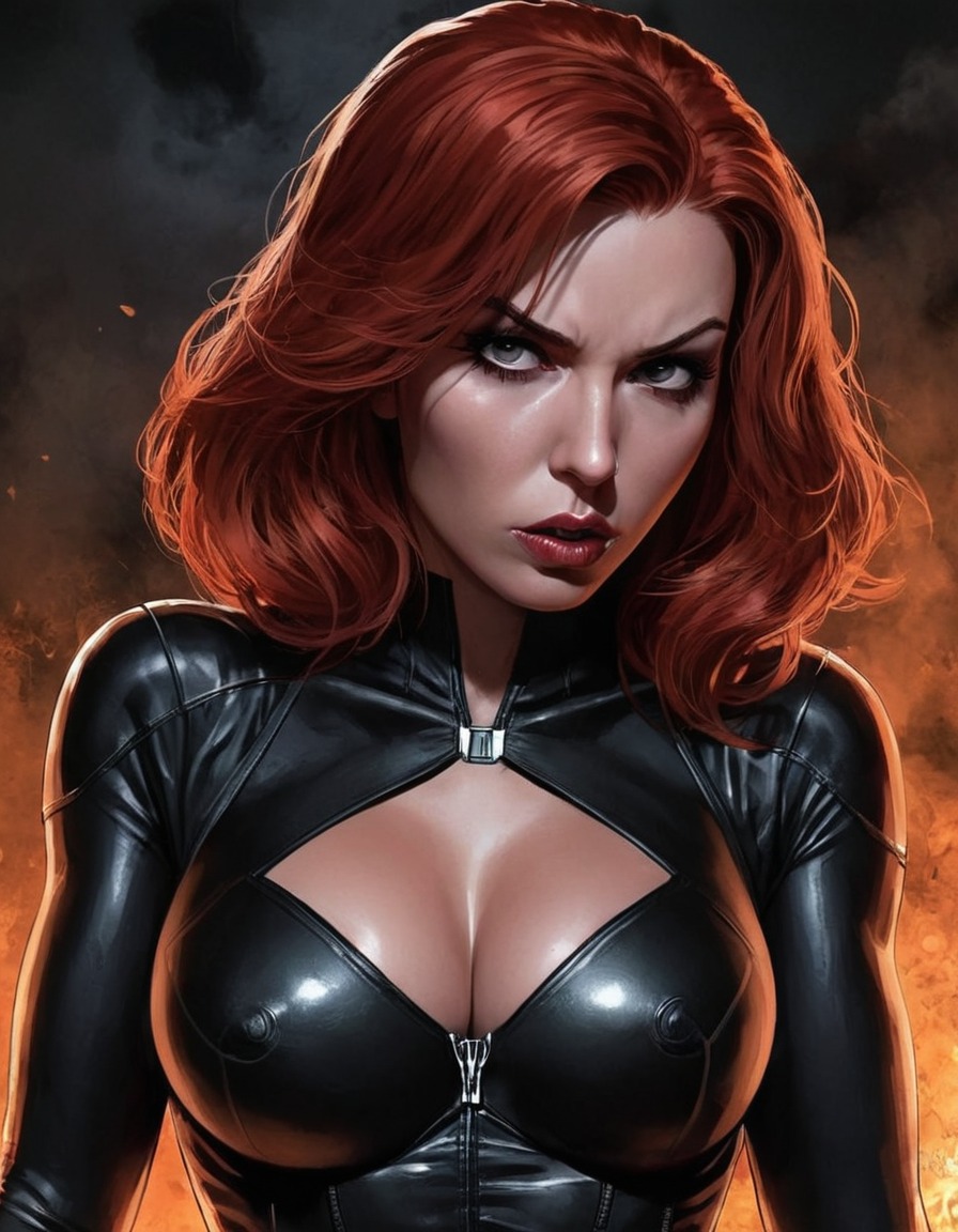 black widow, marvel comics, superhero, villain, evil, natasha romanoff