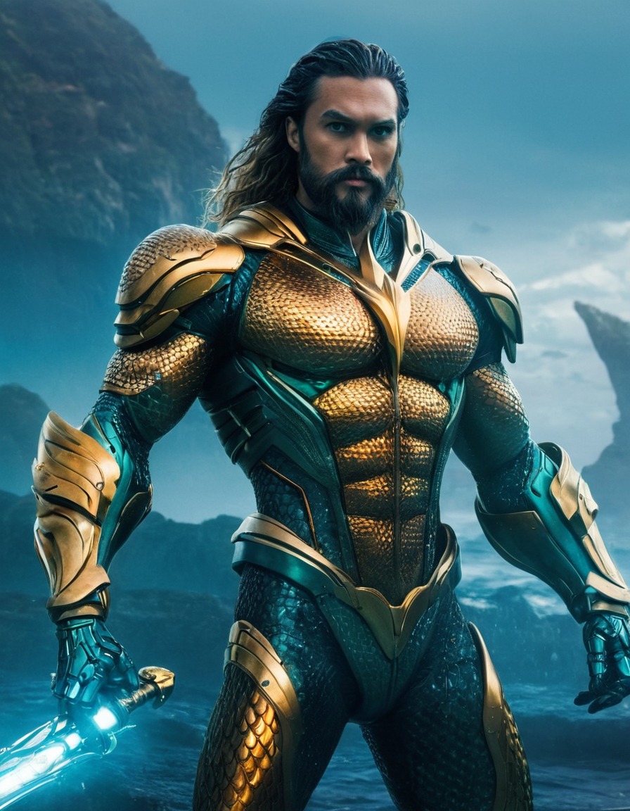 aquaman, superhero, robot, dc comics, science fiction, transformation