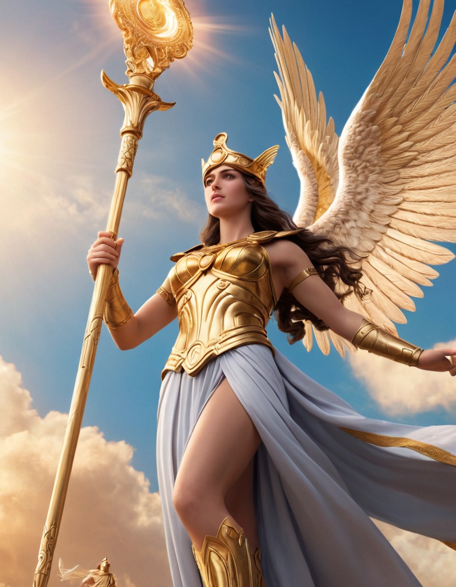 athena, epic, god, scene, goddess of wisdom, mythology