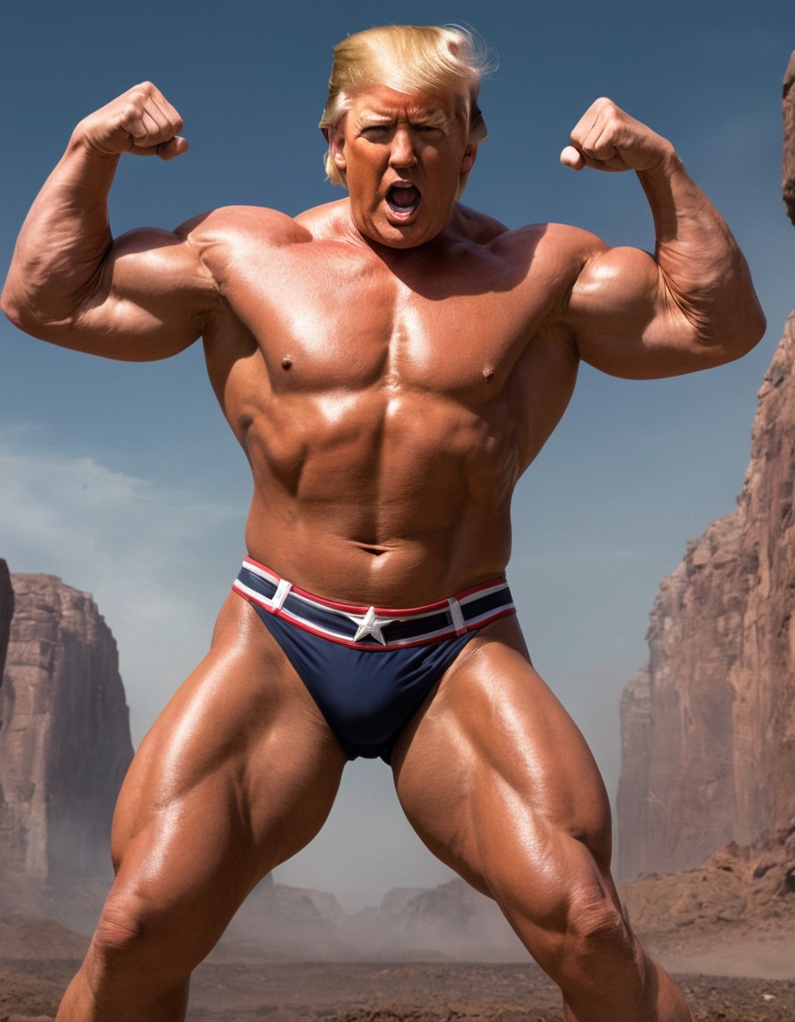 donald trump, politician, fitness, muscular, exercise, presidential, strength