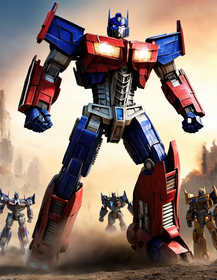 optimus prime, autobots, decepticons, transformers, battle, robots, games, movies