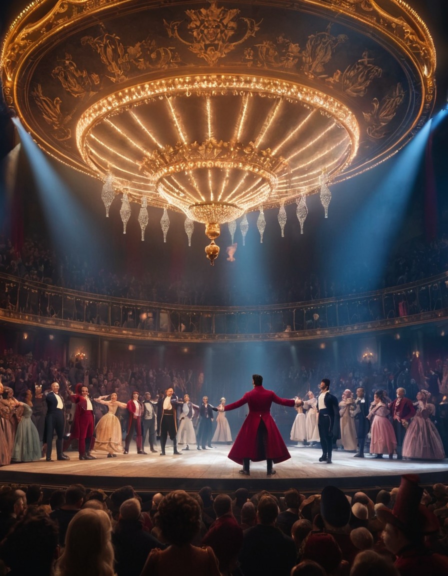 the greatest showman, movie, musical, hugh jackman, zendaya, beautiful scene, cinematography