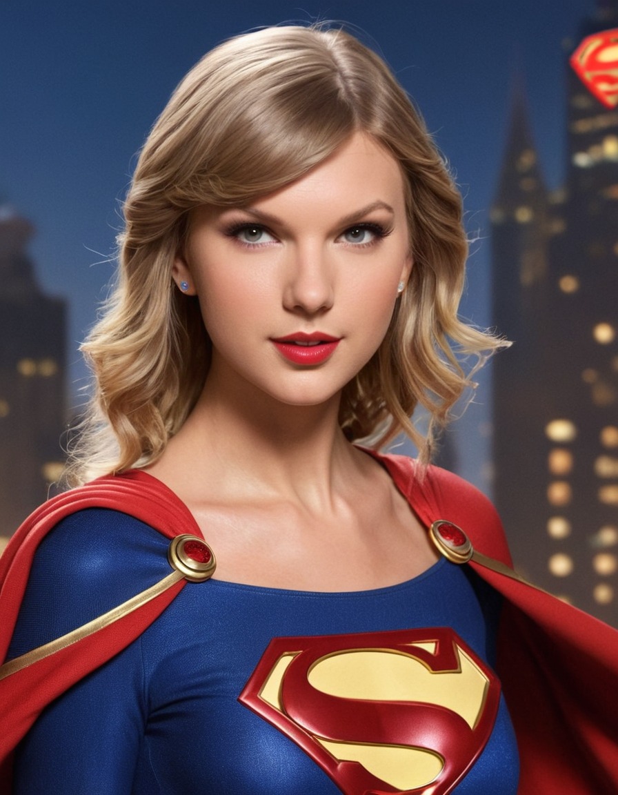 taylor swift, supergirl, pop culture, celebrity, superhero, music artist