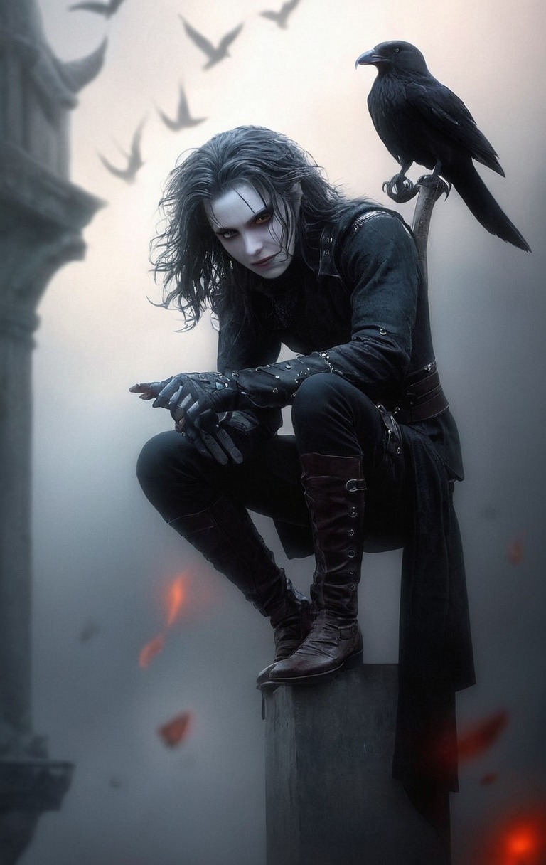 gothic, thecrow, dailychallenge