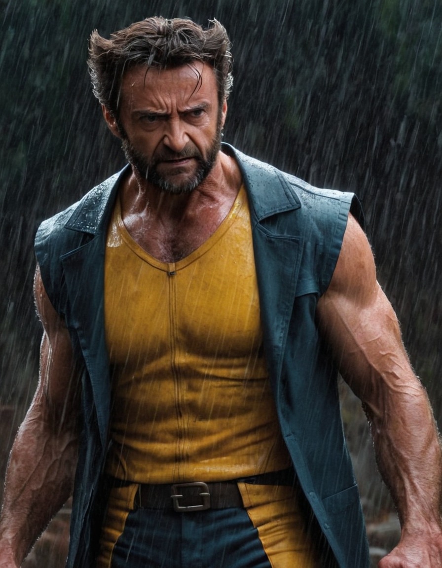 wolverine, logan, marvel, superhero, rain, movies