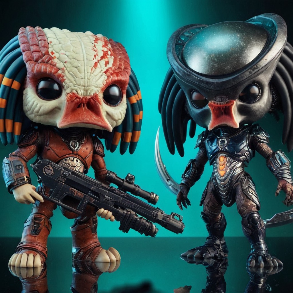 movie, predator, fanart, digitalart, funkopop