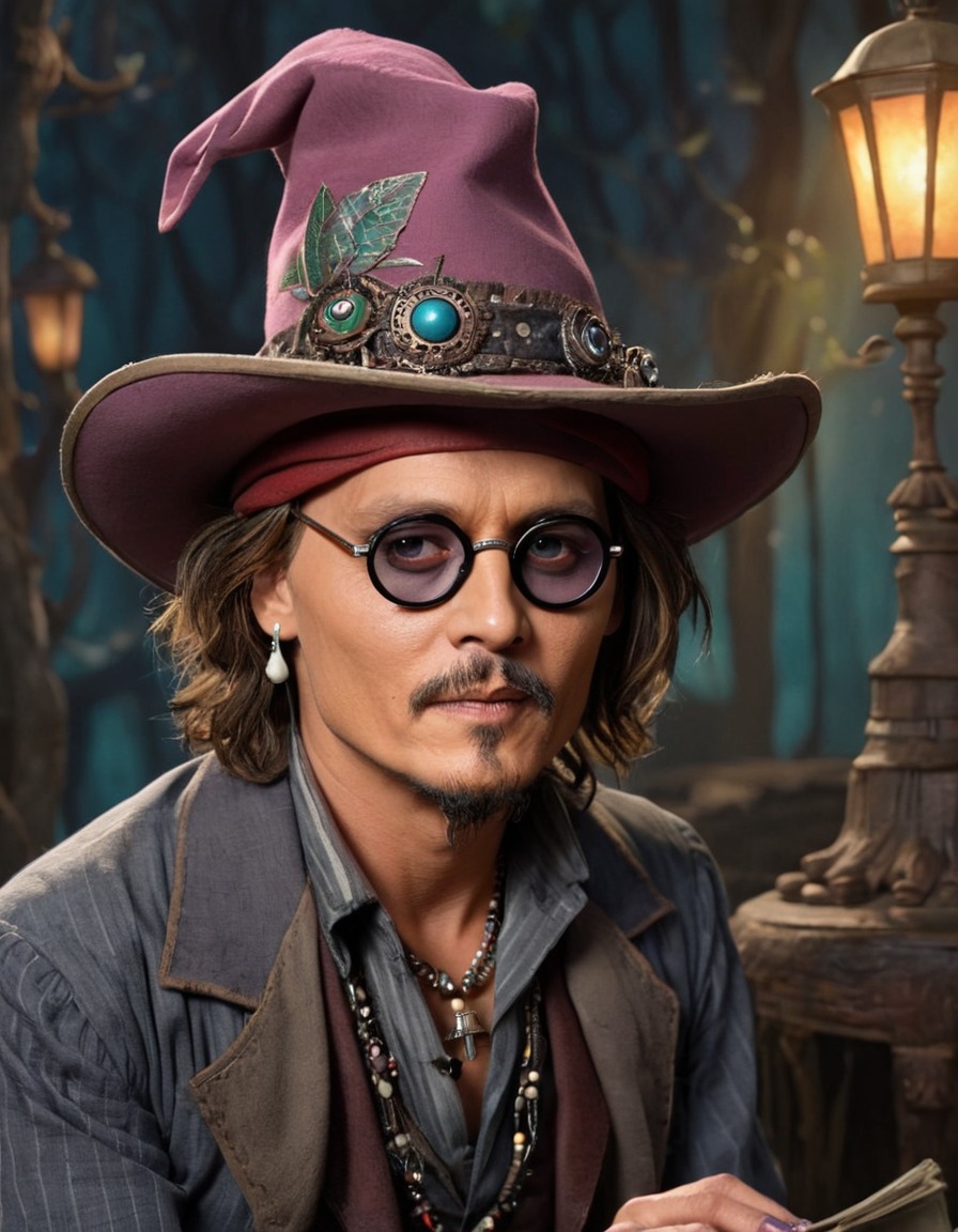 johnny depp, whimsical, eccentric, fantasy, actor