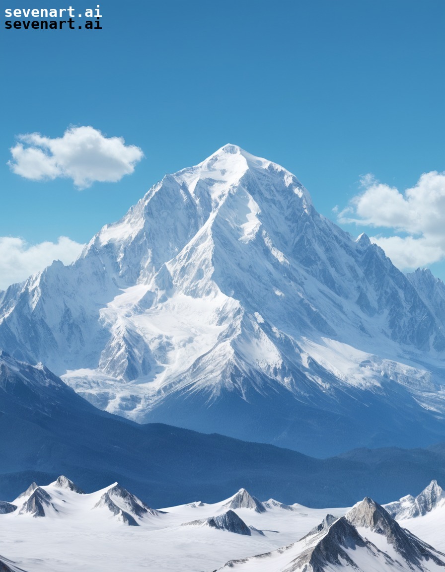 mountains, snow-capped, majestic, nature, landscape