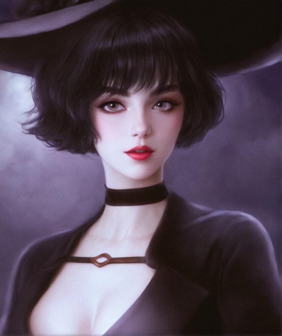 digitalpainting, digitalart, characterdesign, portrait, originalcharacter, fantasycharacter, gothic, witchywoman