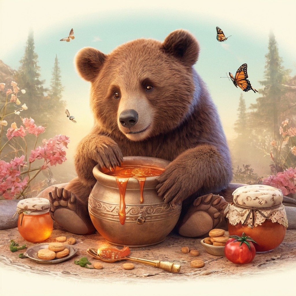 bear, pawsandclaws, aiart, dailychallenge, aiartwork, ai_artwork, aiartcommunity, aiartgenerator, ai_art_gallery