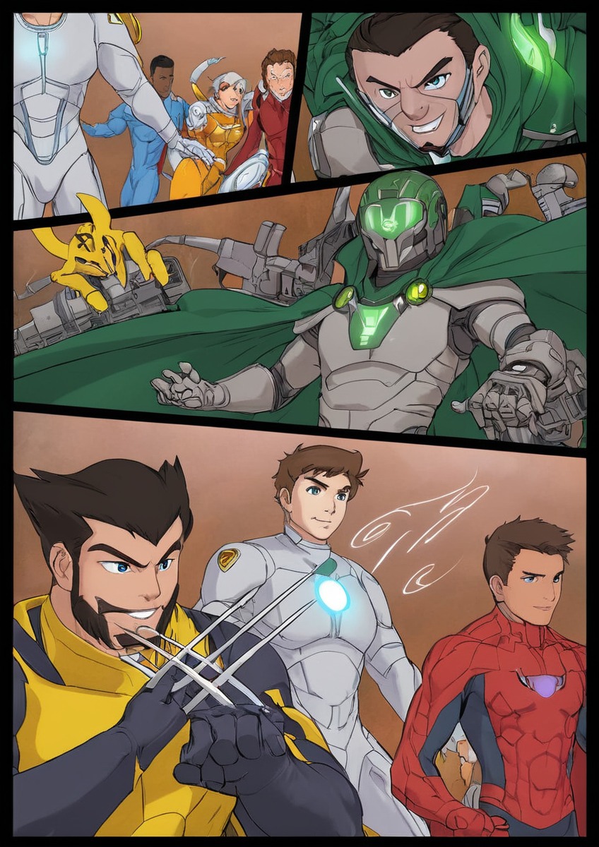 fanart, spiderman, avengers, ironman, disney, doctordoom, fantasticfour, hughjackman, marvel, mcu, tobeymaguire, tonystark, wolverine, robertdowneyjr, marvelstudios, multiversesaga, avengerssecretwars, avengersdoomsday