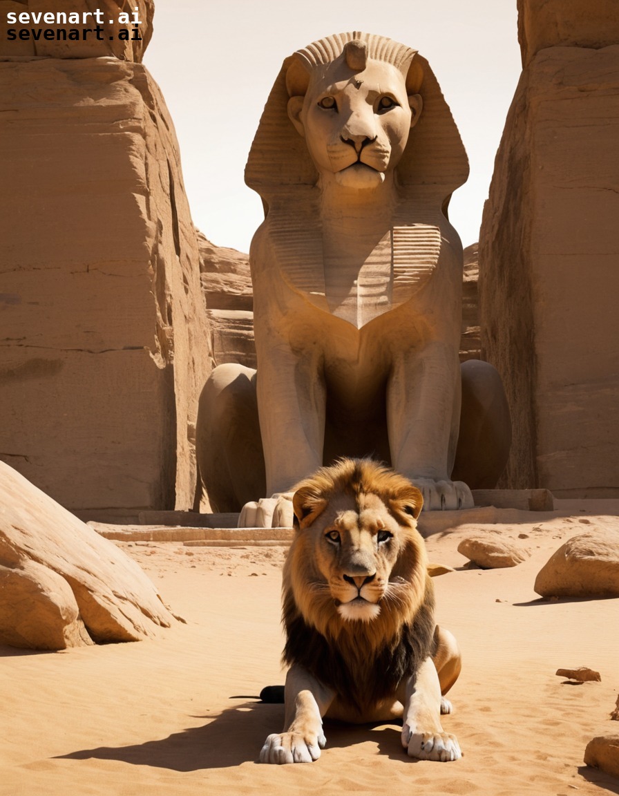 guardian, sphinx, mythical creature, treasure, enigmatic