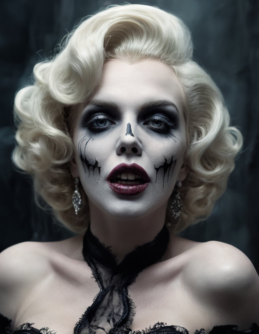 monroe, undead, beauty, glamour, hollywood, supernatural, zombie