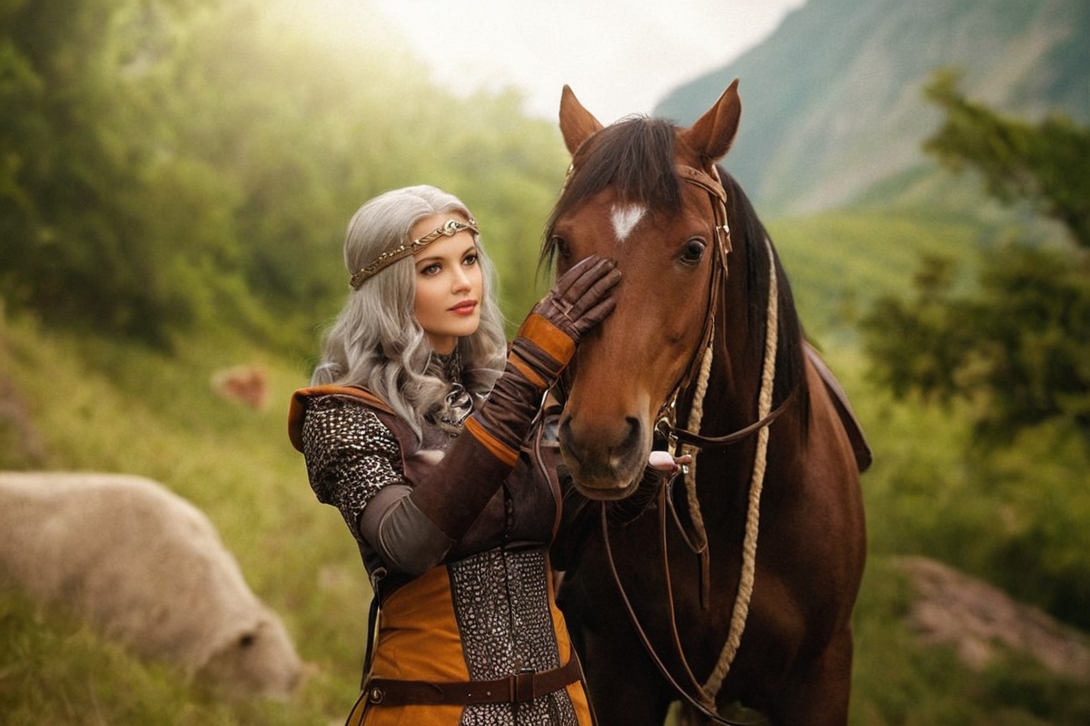 cosplay, photography, portrait, warrior, witcher