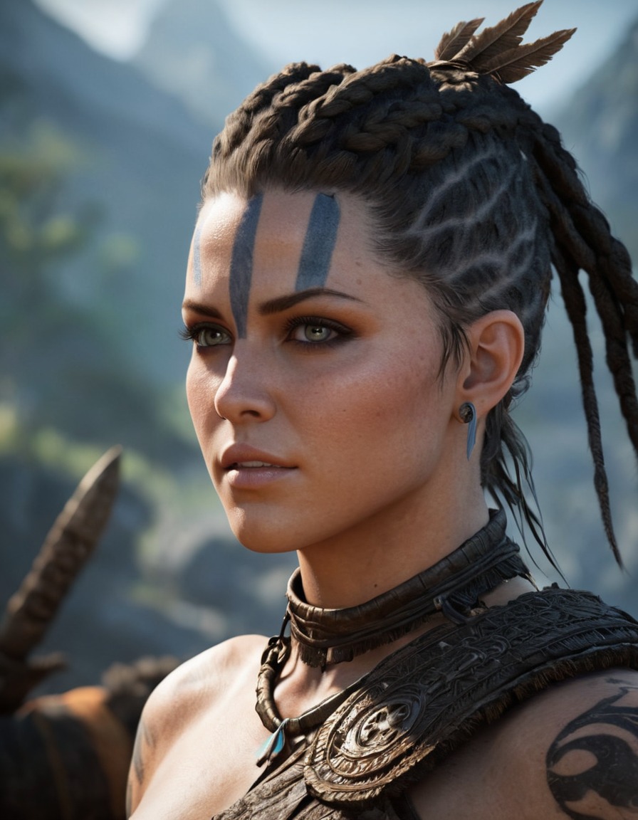 senua, hellblade: senua's sacrifice, action-adventure, psychological horror, mental health, norse mythology, warrior