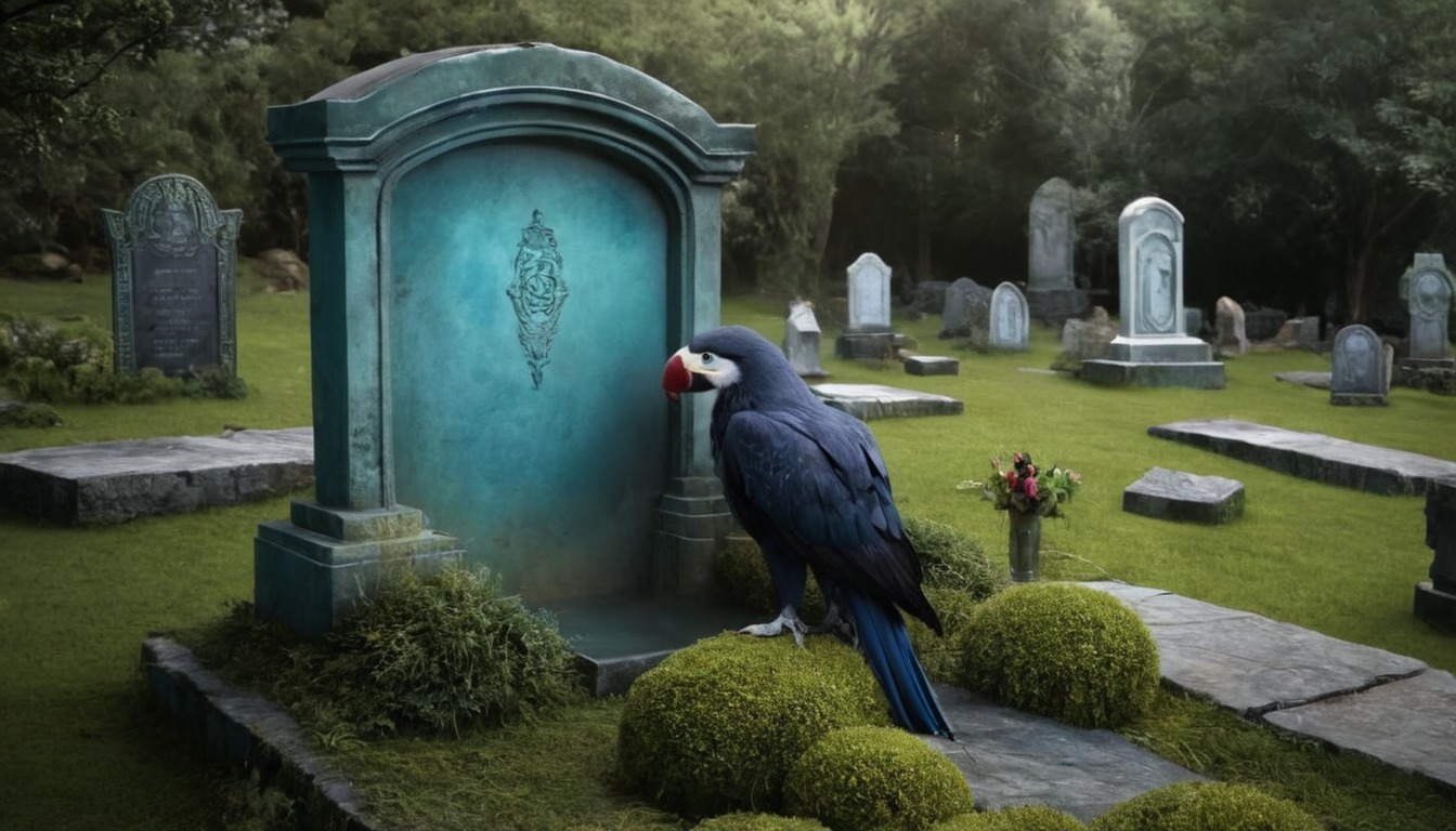 animal, bird, cemetery, horror, abstractart, creature, creepy, cute, dark, demon, epic, evil, fantasy, gravestone, graveyard, halloween, macabre, monster, night, scifi, scififantasy, shadow, tombstone, aiart, dailychallenge, jamesar, noaihaters