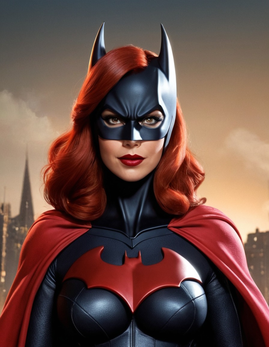 fun, batwoman, caricature, superhero, dc comics, humor, parody