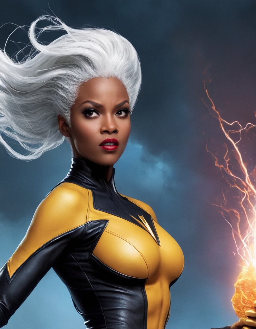 fun, storm (x-men), comic, caricature, superhero, x-men