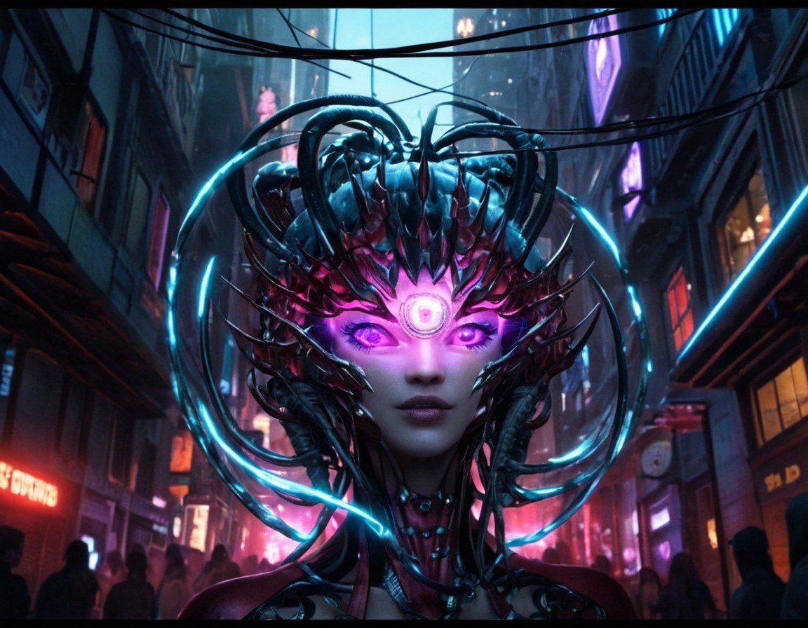 digitalart, characterdesign, videogamefanart, scifi, cyberpunk, cyborg