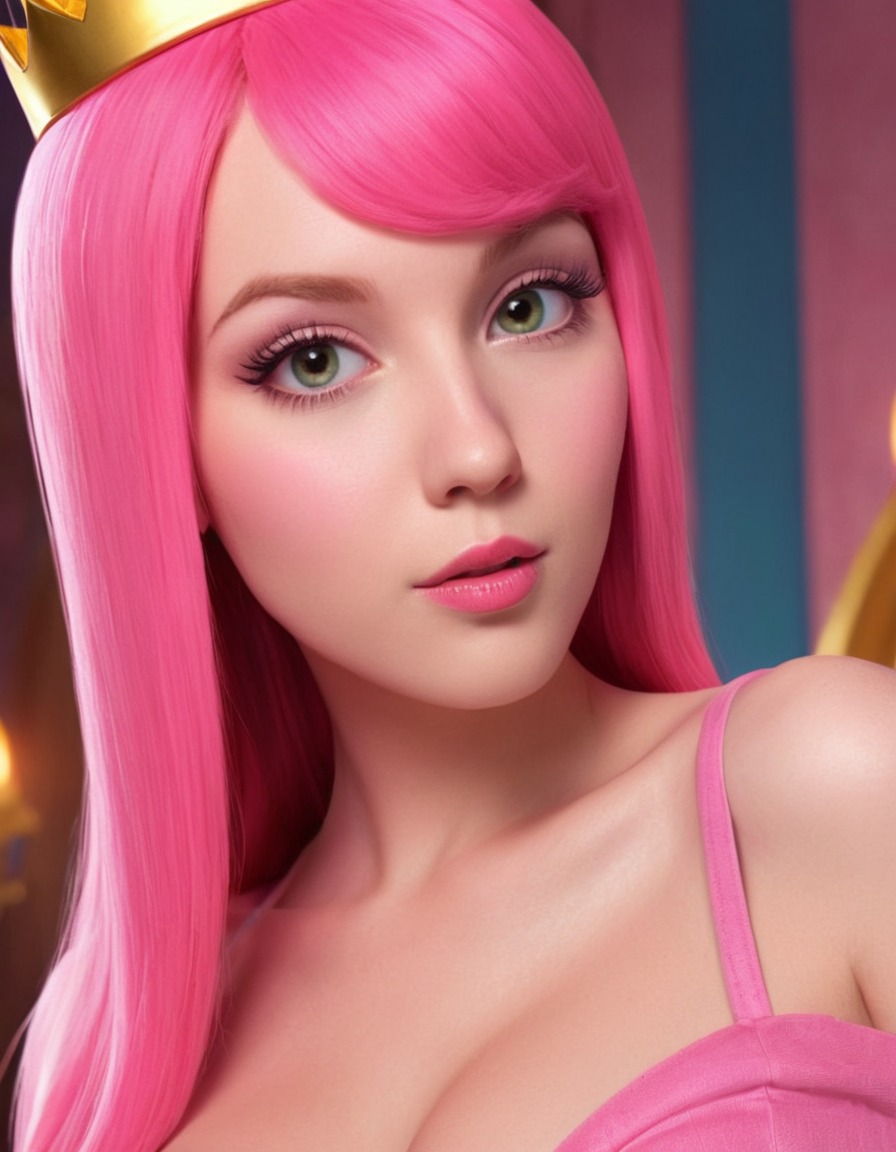 princess bubblegum, adventure time, real life, cosplay, character, fashion, fan art