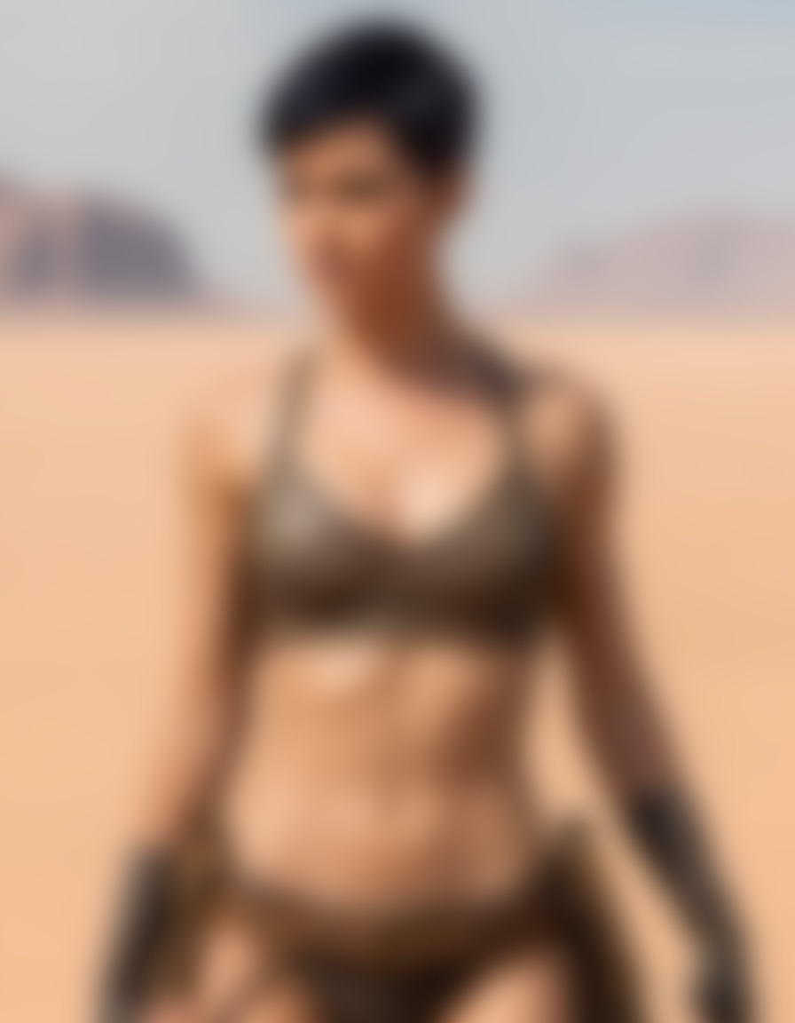 furiosa, mad max, desert wasteland, strength, resilience