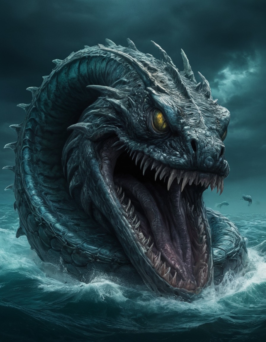 sea serpents, mythical creature, deep sea, maritime legend