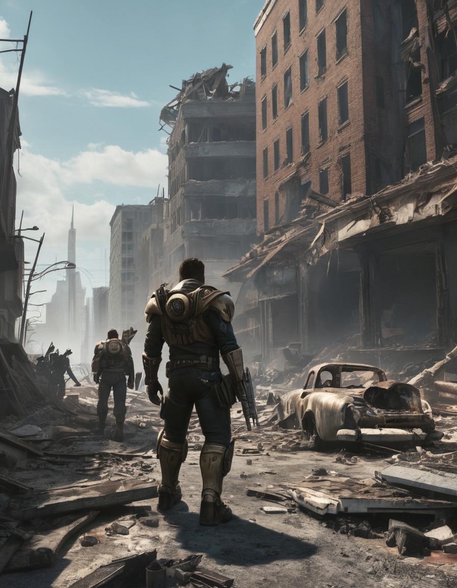 post-apocalyptic, dystopian, video game, leadership, wasteland, fallout, games, tv shows